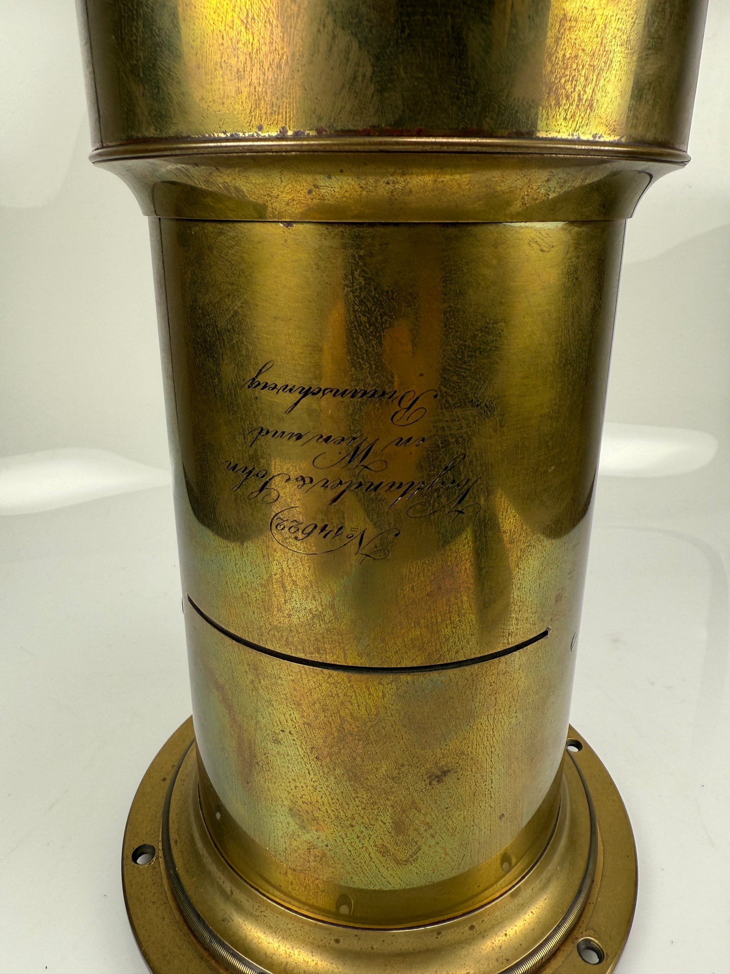 Voigtlander portrait lens vintage brass lens petzval large no 7