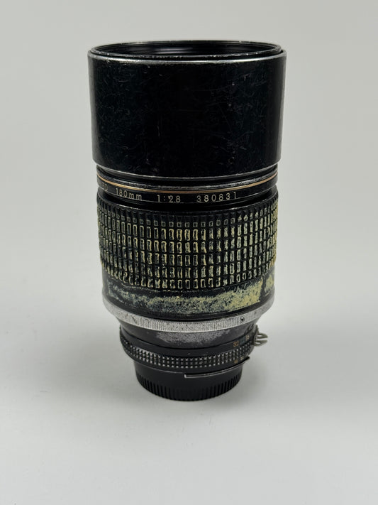 Nikon Nikkor ED AIS Ai-s 180mm f2.8 Telephoto MF Lens Heinz Kluetmeier