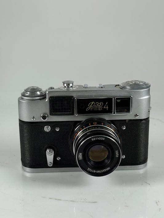 FED 4 LEICA Rangefinder Camera 55mm f2.8 Lens