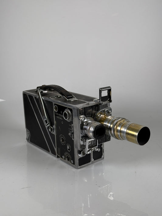 Vintage Cine Kodak Special 16mm w/ 2 lenses Motion Picture Film Camera