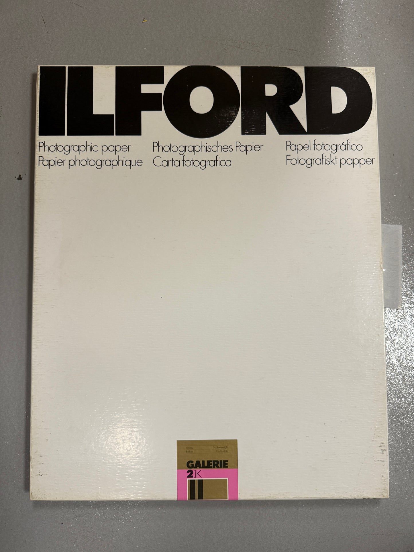 Ilford Ilfobrom Galerie 2.1K 16x20" Photo Paper 50 sheets unopened NOS fibre