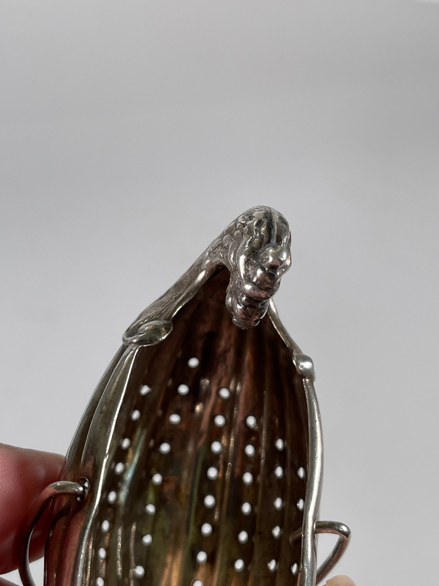 Gorham Sterling Silver Tea Strainer #25 Viking Ship