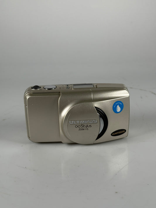 Olympus Stylus Epic Zoom 115 35mm Point & Shoot Film Camera