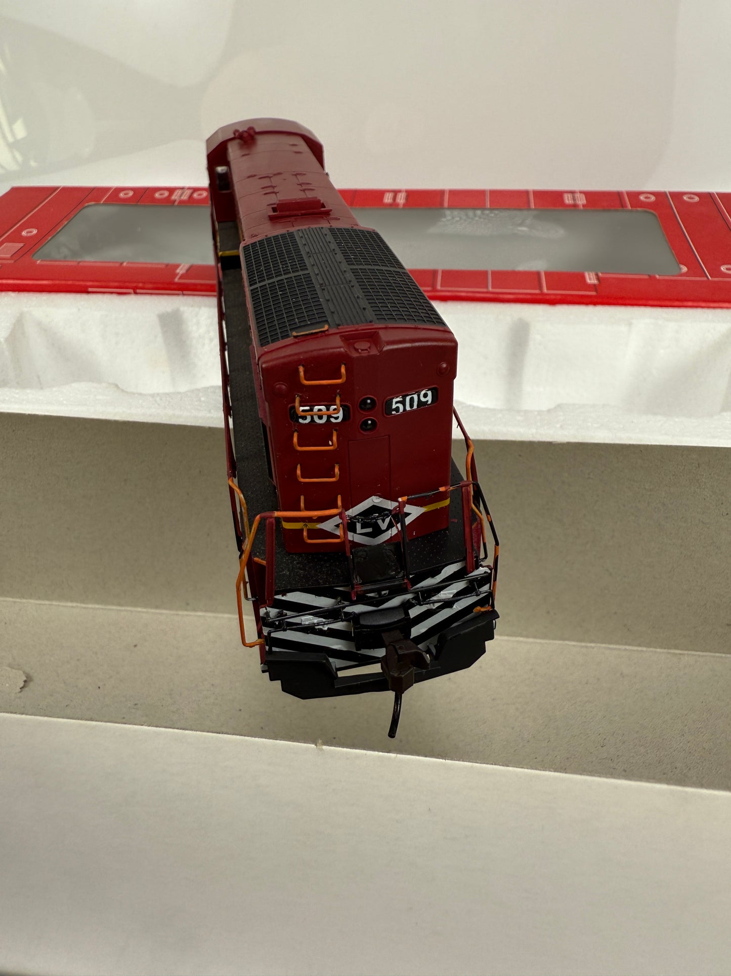 Atlas HO Lehigh Valley 509 U32B Locomotive low noise