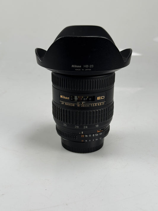 Nikon Nikkor AF 18-35mm f3.5-4.5 D ED IF ASPH Lens