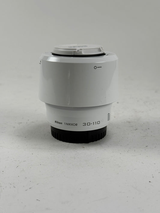 Nikon 1 Nikkor 30-110mm f3.8-5.6 VR ED IF Lens white