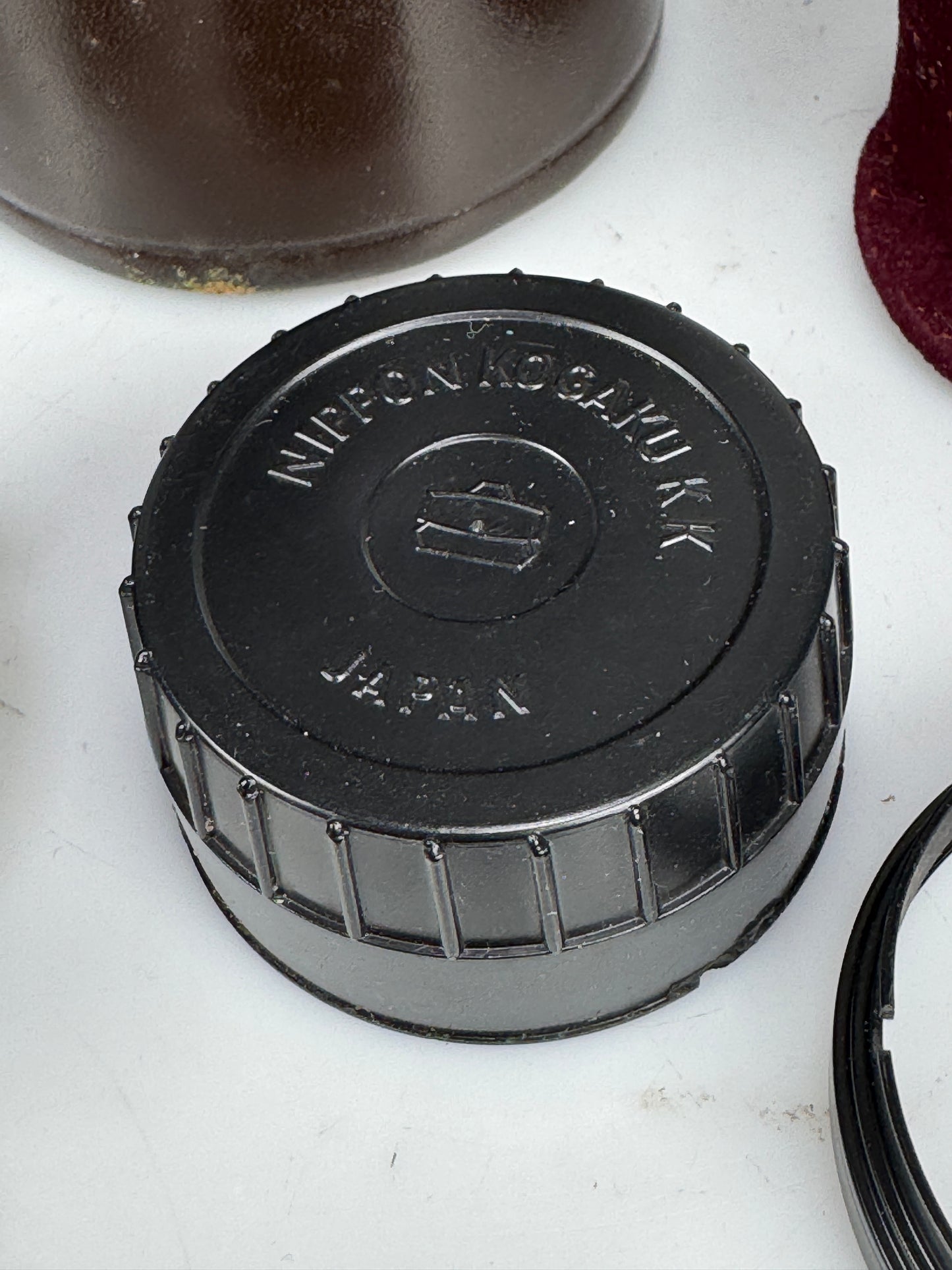 Nikon Nippon Kogaku W-Nikkor Black 2.5cm 25mm F4 Lens S Mount w/ case, finder, hood, etc