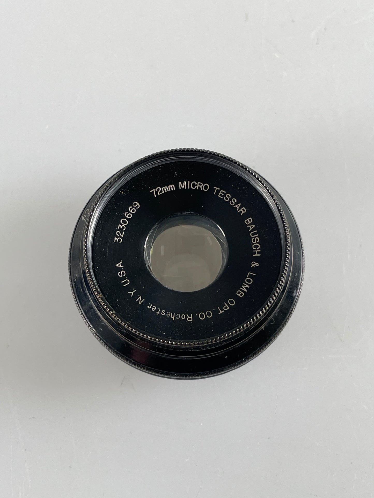 Vintage Bausch & Lomb 72mm F4.5 Macro (Micro) Tessar Lens