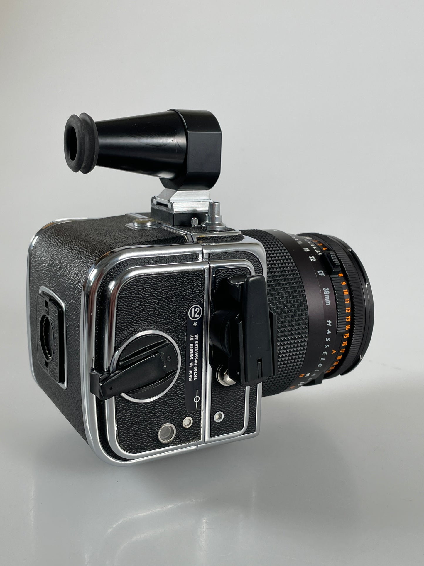 Hasselblad SWC/M Camera Biogon 38mm Lens Finder, A12 Back Chrome