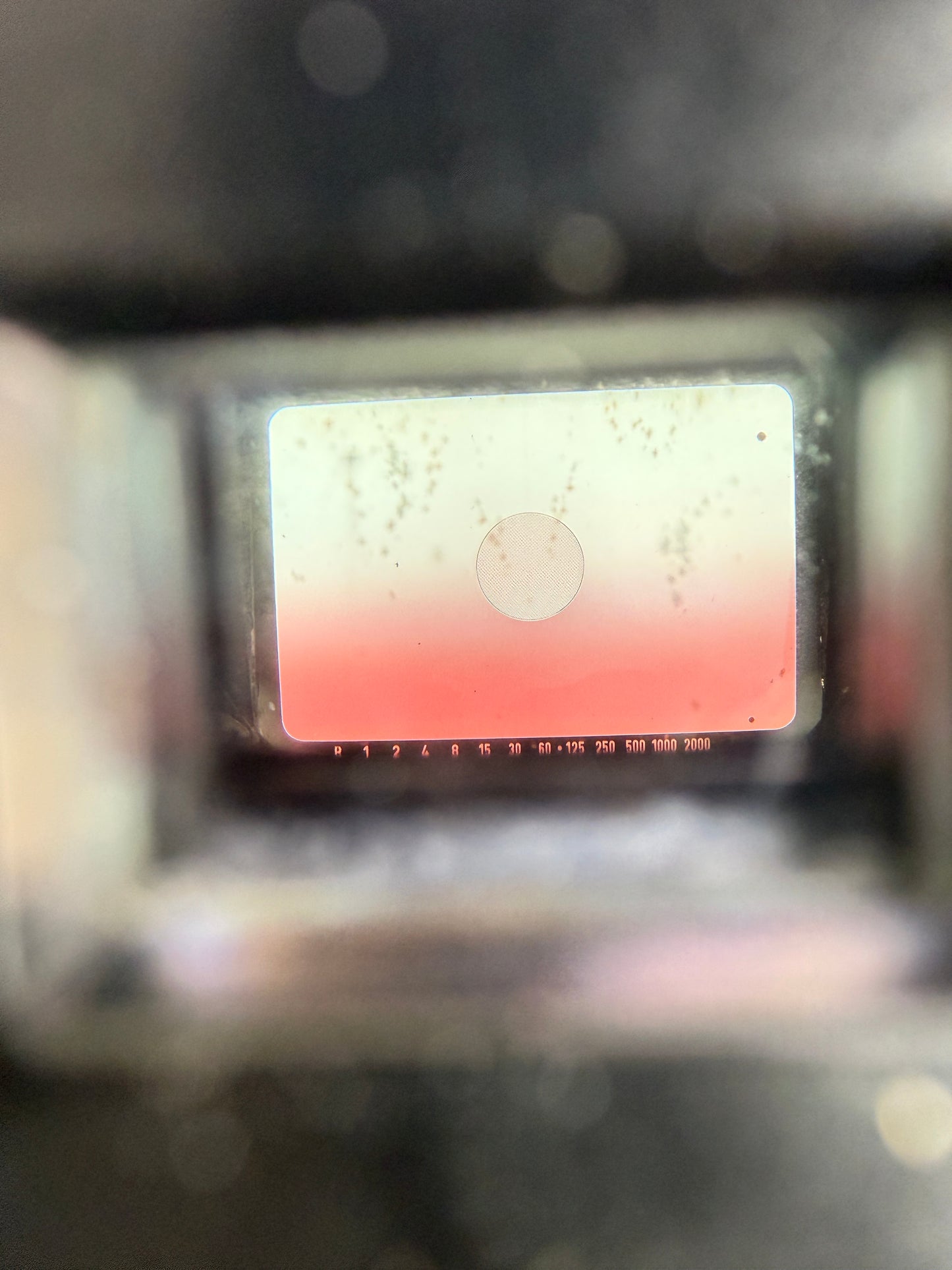 Leicaflex SL Chrome Body 35mm film camera with Red dial EARLY 1968