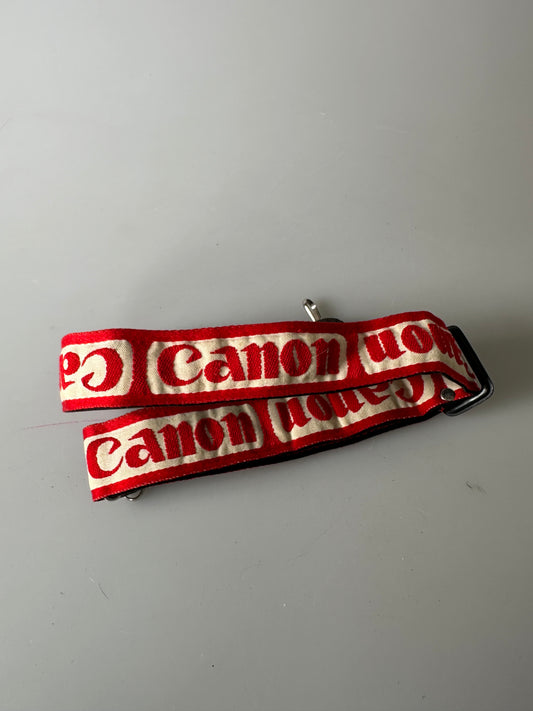 Canon Vintage Neck Strap for SLR DSLR Cameras - Red White