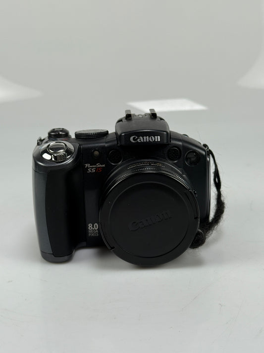 Canon PowerShot S5 IS 8.0MP 12x Zoom Flip Screen Compact Digital Camera