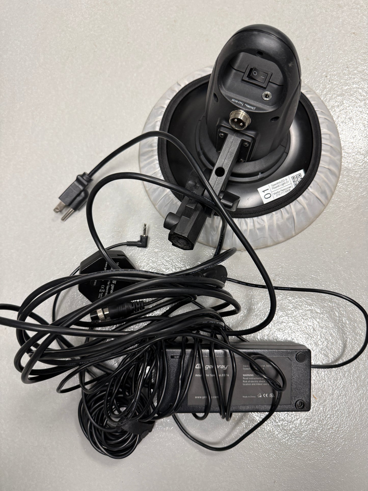 Genaray SP-AD35 Spectro LED-9 LED Light with Power Supply