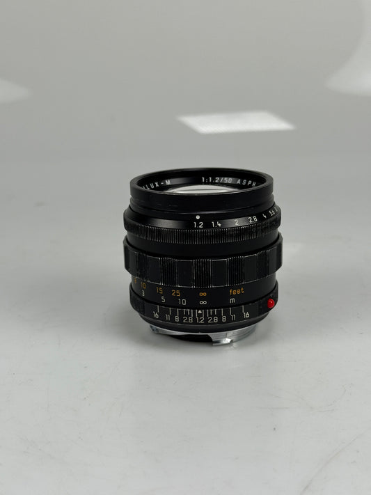 Leica Noctilux-M 50mm F1.2 ASPH. Lens Black 11686 Reissue
