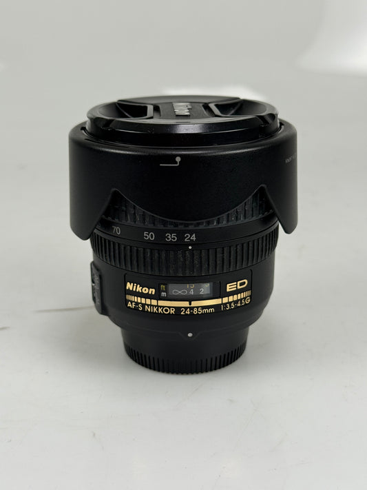 Nikon Nikkor AF-S 24-85mm f3.5-4.5 G ED IF Lens AFS