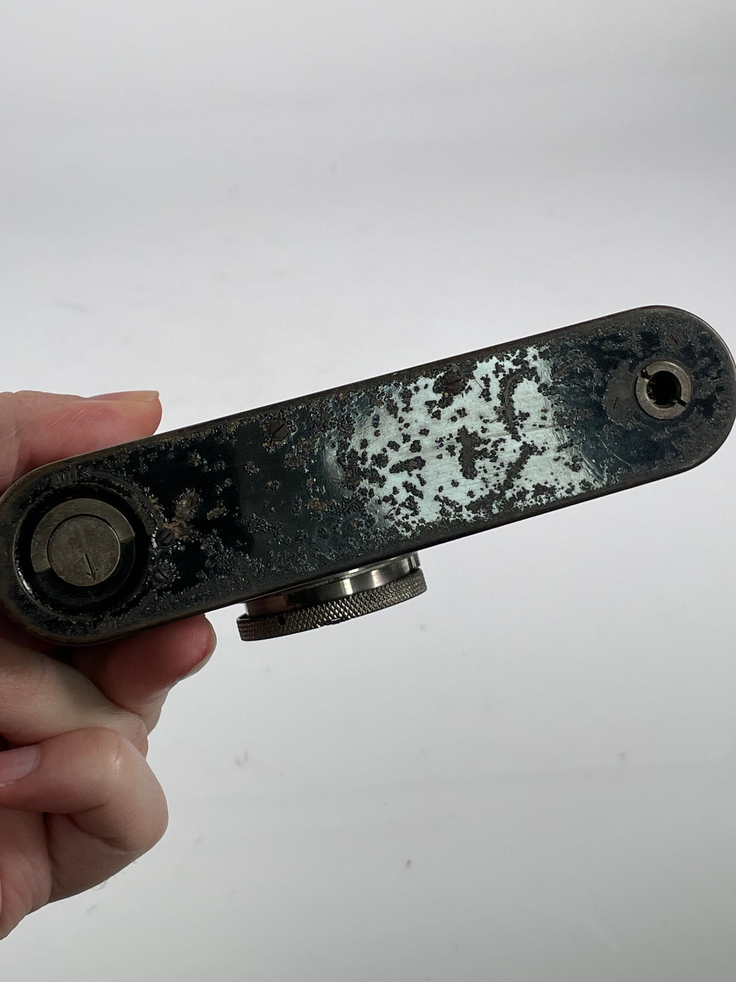 Leica I Model A 4 Digit Feathered Arrows, mushroom 5cm f3.5 Elmar SN 1989