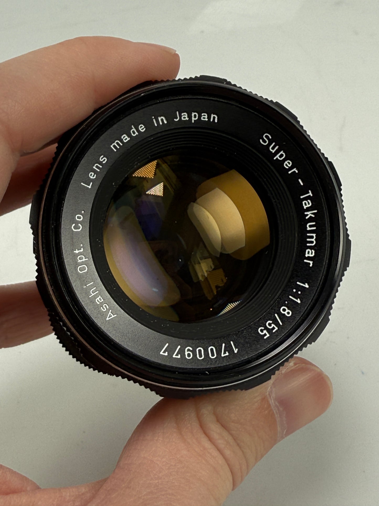 Pentax Super-Takumar 55mm f1.8 Lens M42 Mount