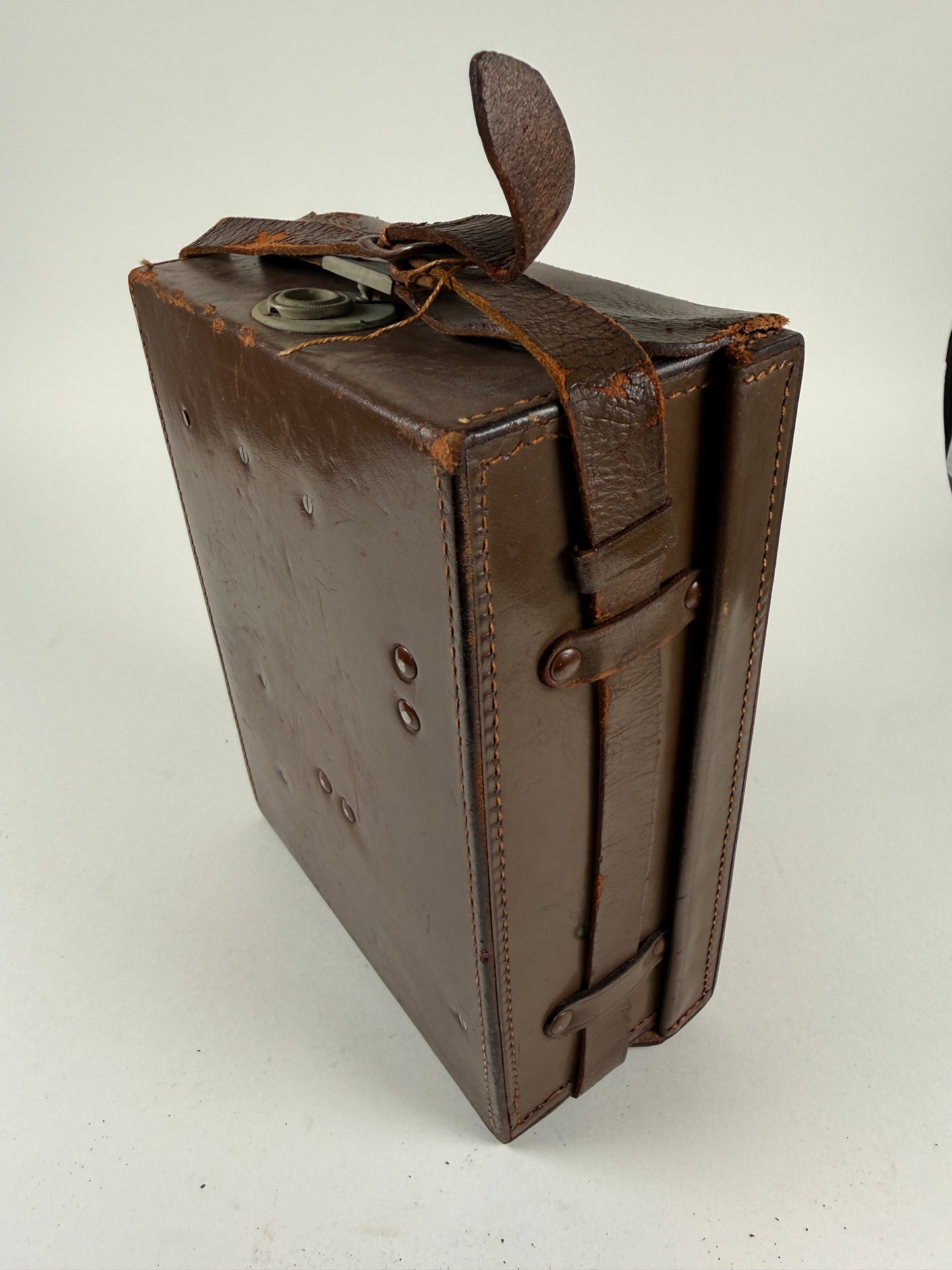 Leica leather combination combi case brown for Standard 1 mod a RARE