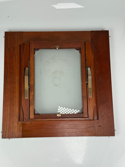 Wooden large format camera 8x10 to 5x7 reducing Ground Glass Back camera Gundlach
