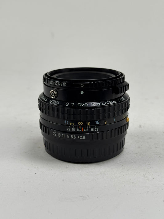 Pentax 645 SMC LS 75mm f2.8 Leaf Shutter Lens For 645 N NII