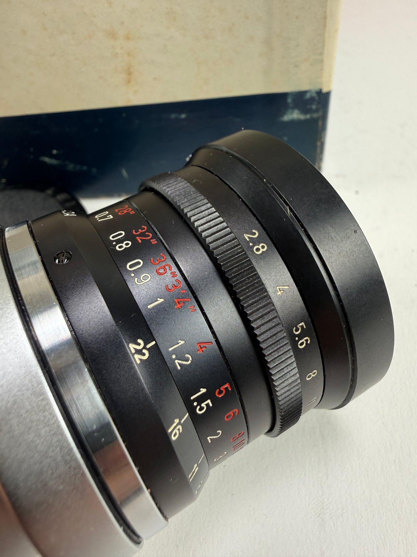 Leica 28mm f2.8 Elmarit V1 9 Element Lens Black Paint Infinity Lock w/ box