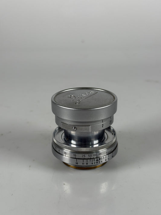 Leica 50mm f2 Summicron Radioactive L39 LTM Screwmount Rangefinder Lens