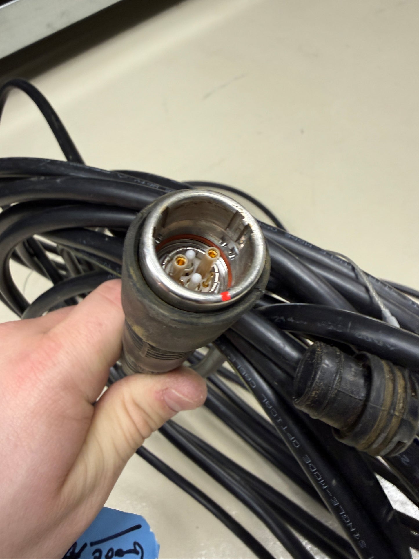 Camplex LEMO FGW-PHW Hybrid Fiber Optic Cable HF-FUWPUW-M-0050