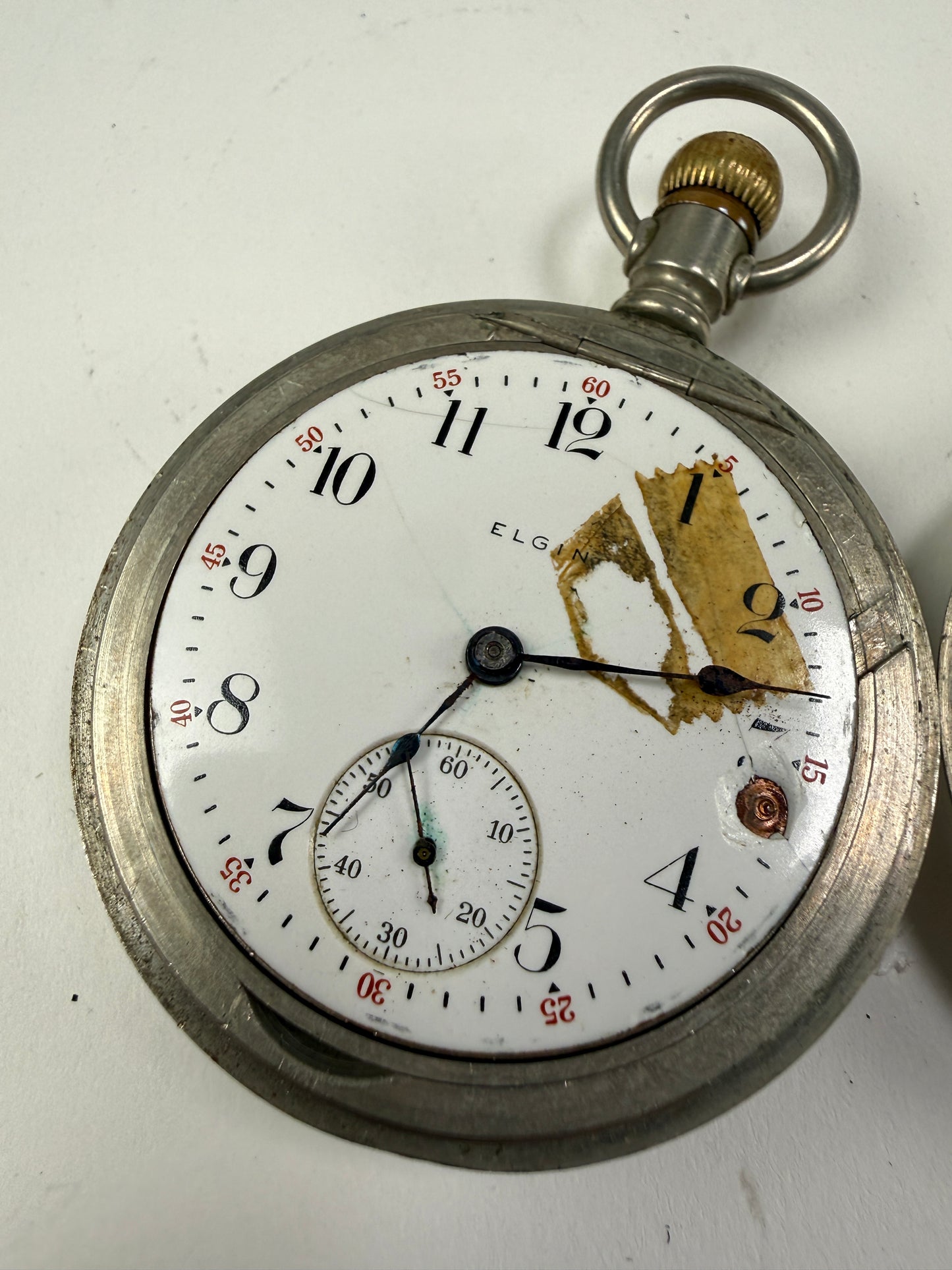 Elgin 1928 pocket watch 15J 15 jewels open face