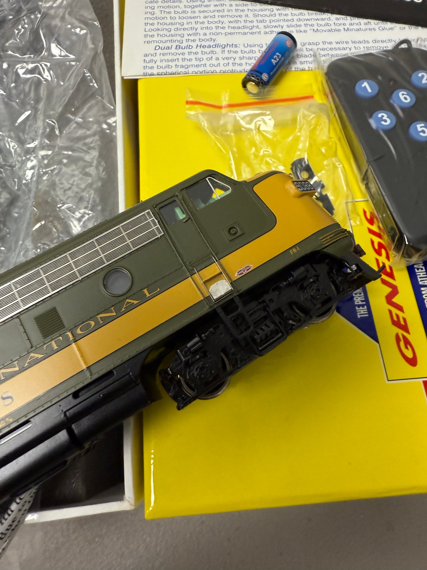 HO Genesis G16261B 9088 Canadian National F7A Phase 2 Freight With Sound