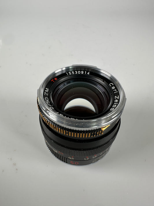 Carl Zeiss Planar T* 50mm f2 ZM for Leica M Black