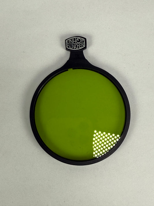 Linhof 70mm Drop in filter for universal shade Green 1
