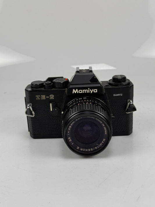 Mamiya ZE-2 Camera with Sekor 28mm F3.5 E lens kit