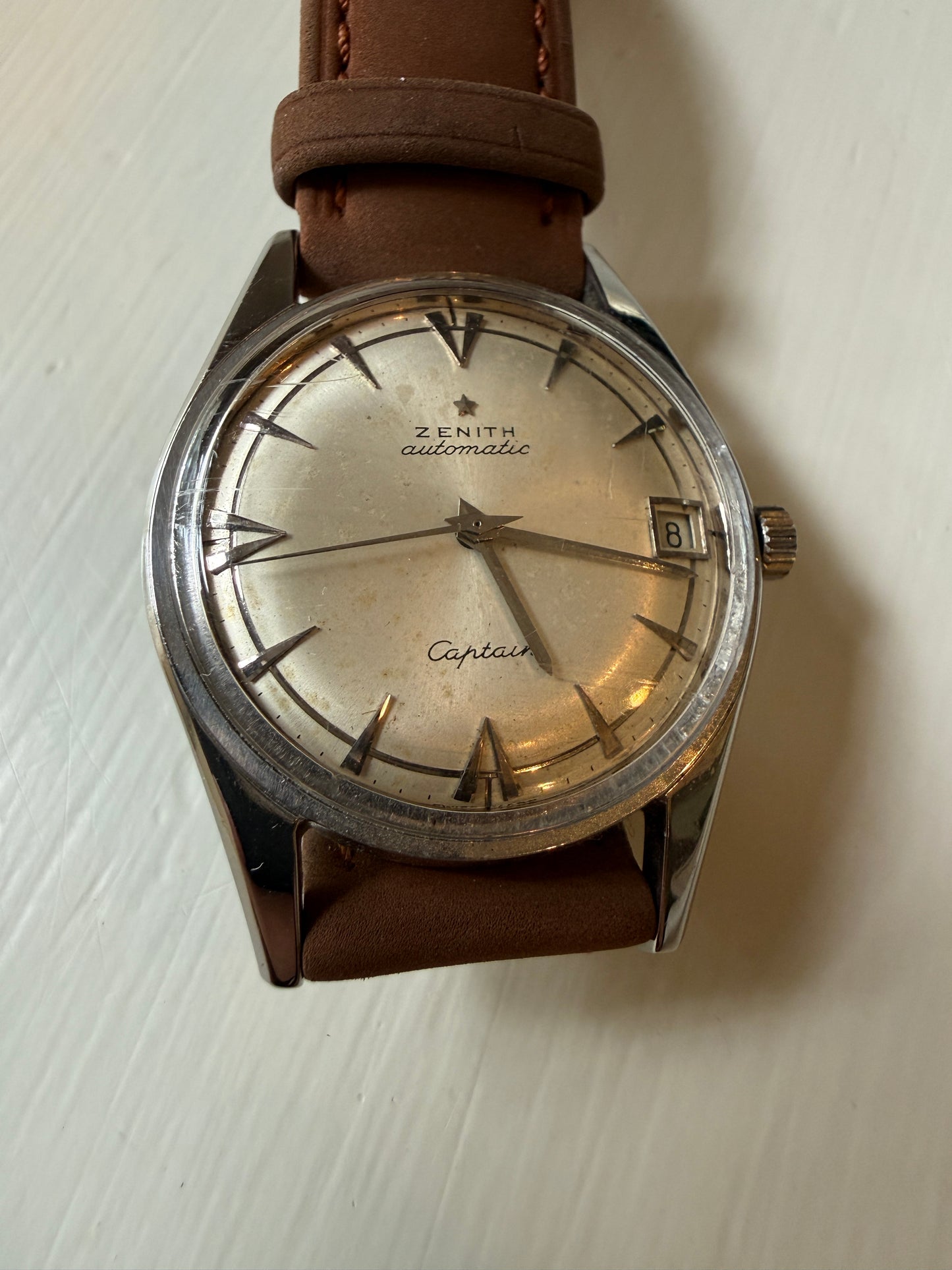 Zenith Cal 2552 PC Automatic Watch Vintage Mens Chronometer 23 Jewels