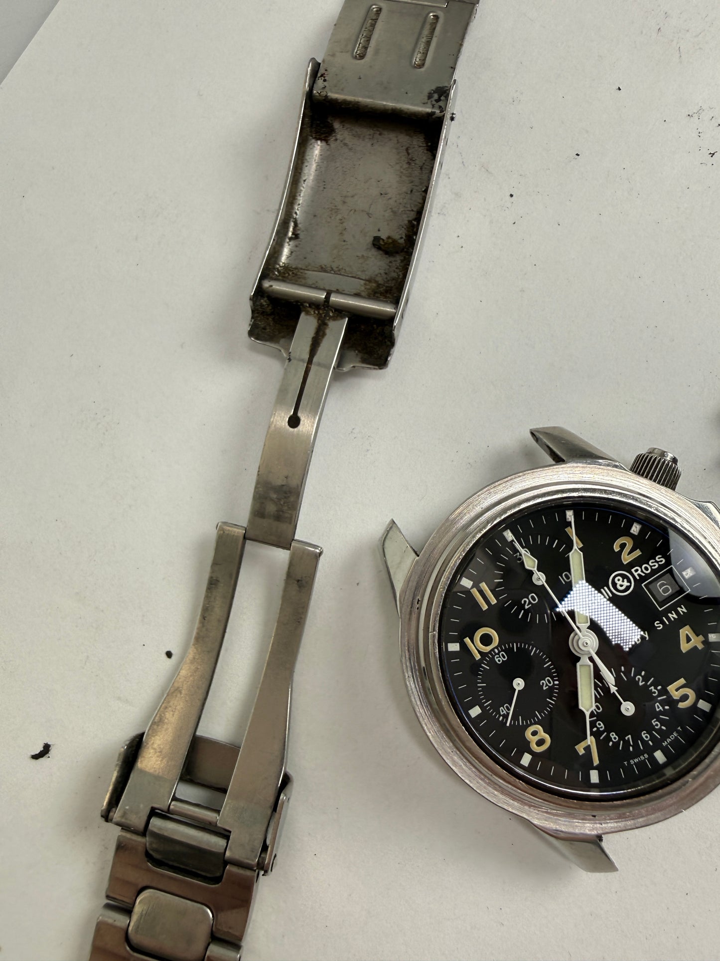 Sinn 103 Bell & Ross 7760 Chronograph Manual Wind 401 Movement Black