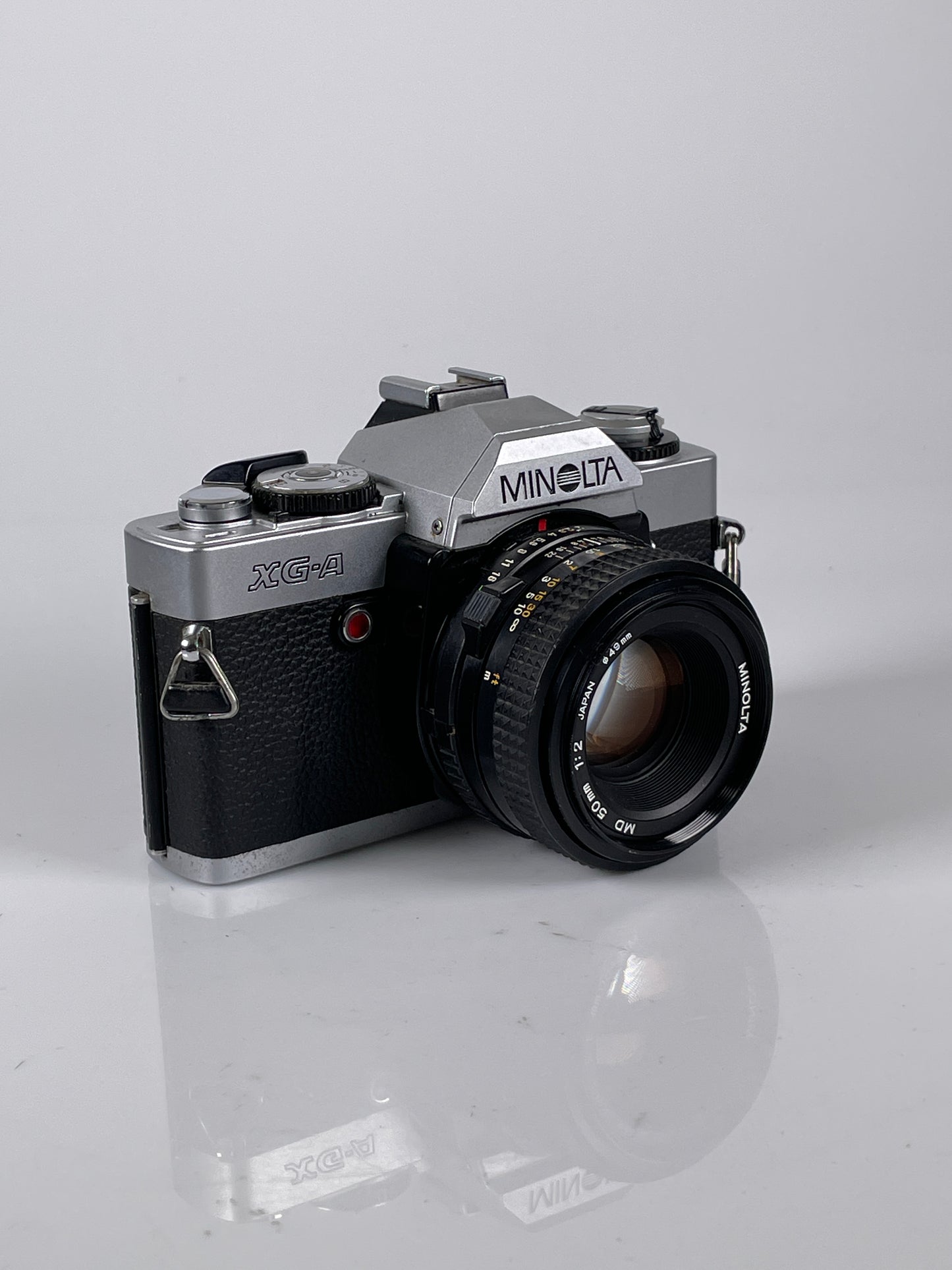 Minolta XG-A 35mm SLR Film Camera Body MD MC SR w/ 50mm f1.7 kit