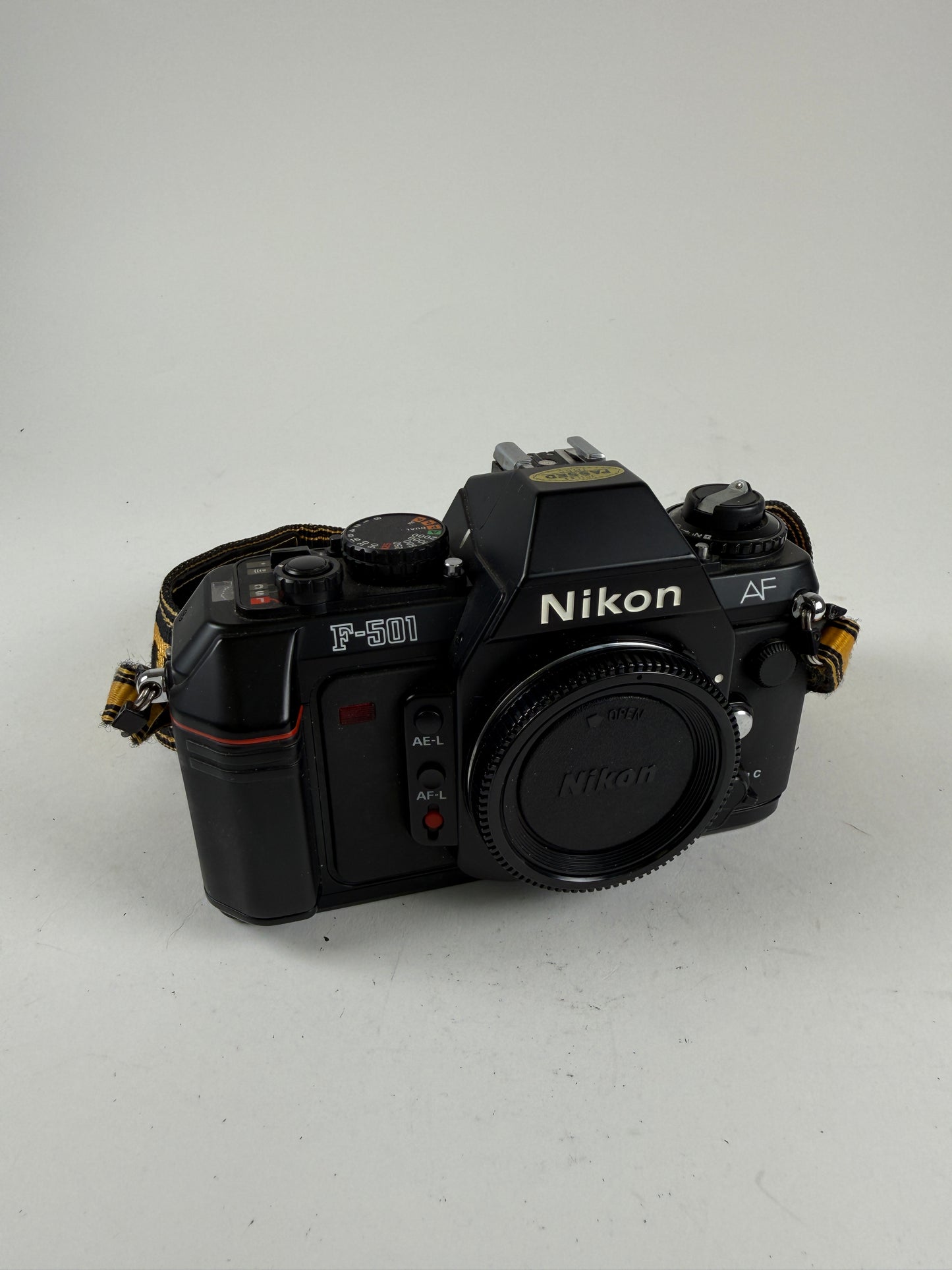 Nikon F-501 AF Black Body Only SLR Film Camera