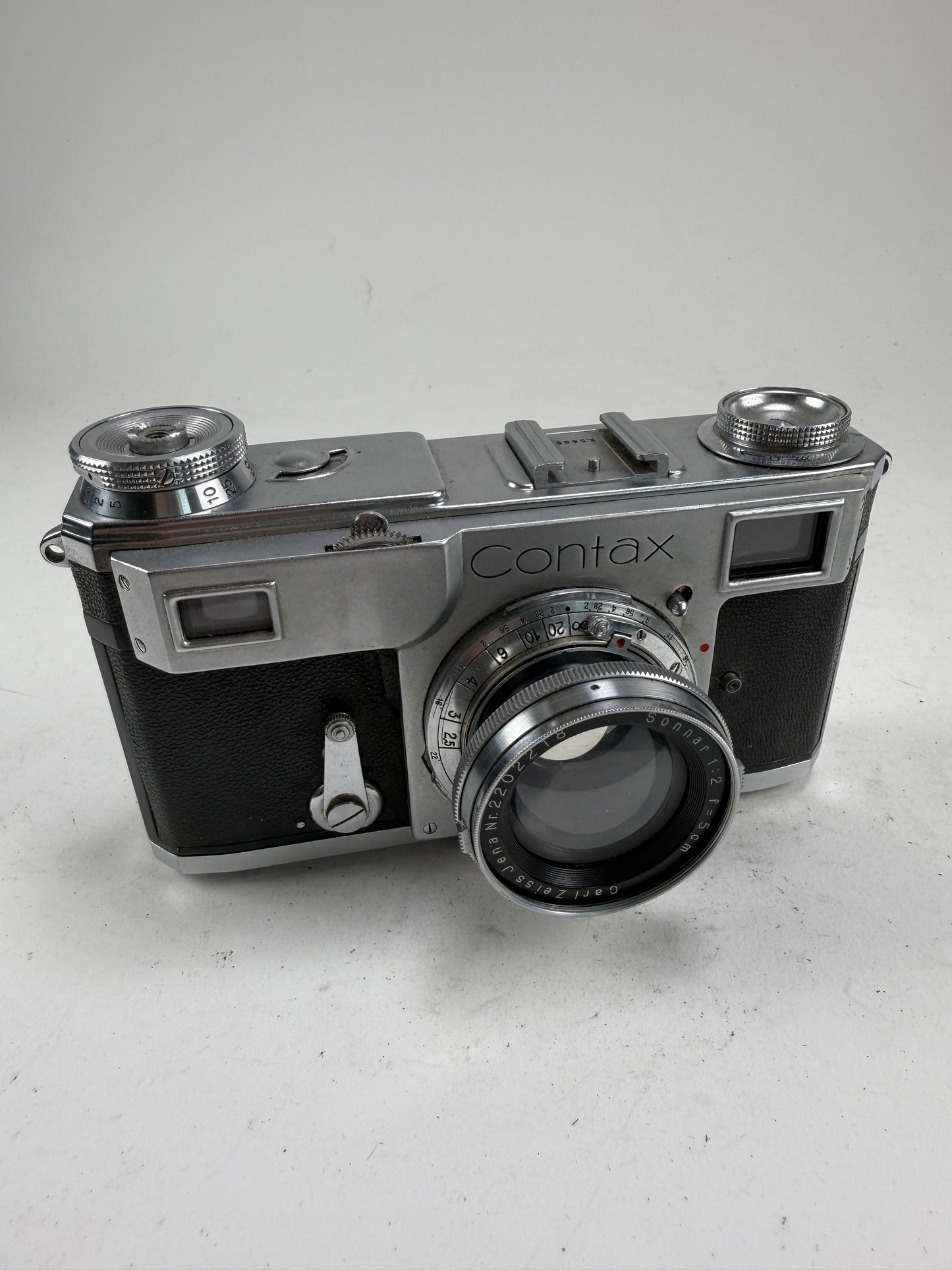 Contax III Zeiss Ikon Film Camera rangefinder body w/ 5cm f2 sonnar collapsible lens