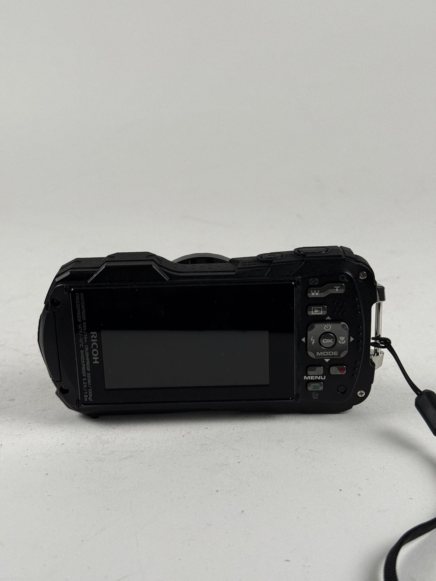 Ricoh WG-70 Waterproof Shockproof Digital Camera 16MP 4K Video Black