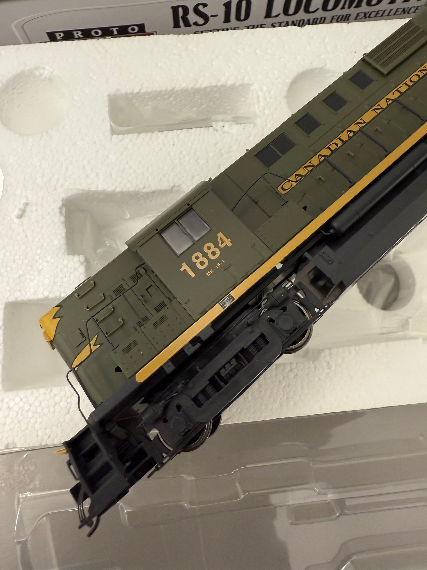 HO PROTO 1000 DX LIMITED EDITION 1 of 168 CANADIAN NATIONAL RS-10 #1884 locomotive