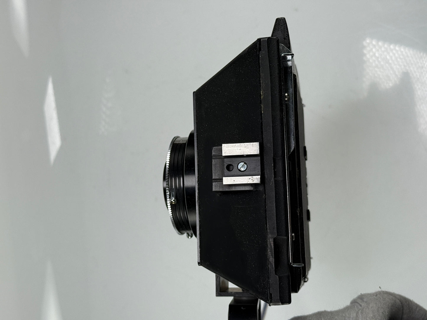 Gowland 45 4x5 ultralight wide large format Film camera with rodenstock 75mm f4.5 lens