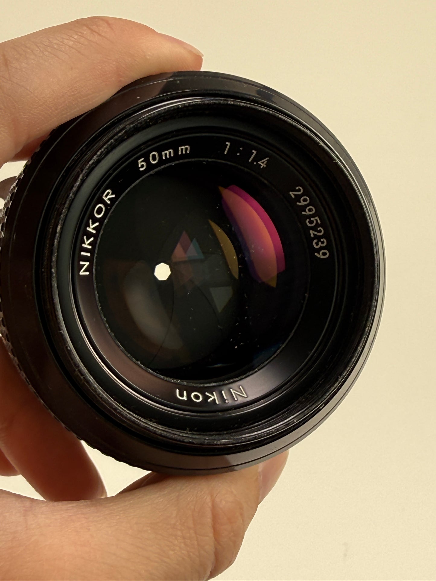 NIKON NIKKOR non AI 50mm f1.4 Portrait MF Prime Camera Lens