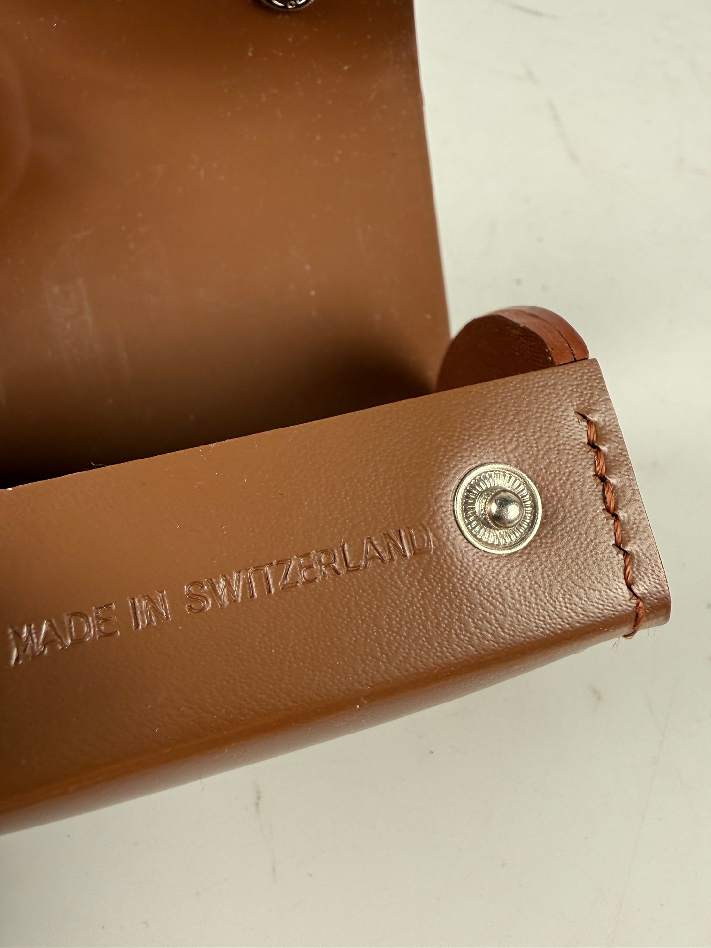 Original Kern Paillard Bolex Leather LENS CASE for Switar Lens