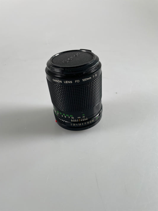 Canon FD 100mm f2 L Lens FDn