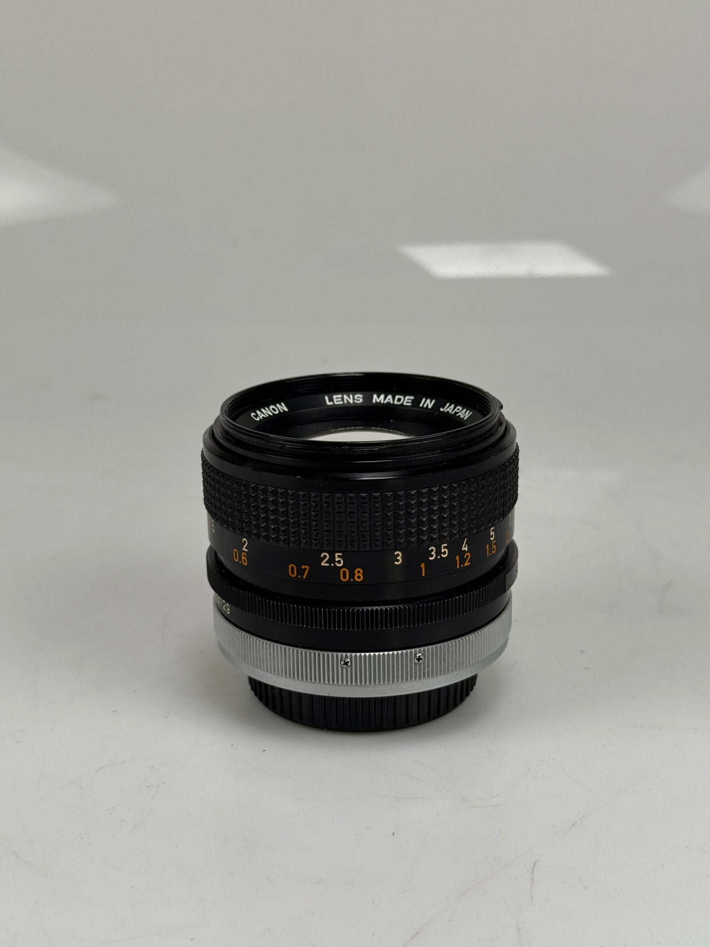 Canon FD SSC Chrome nose 50mm f1.4 MF prime Lens