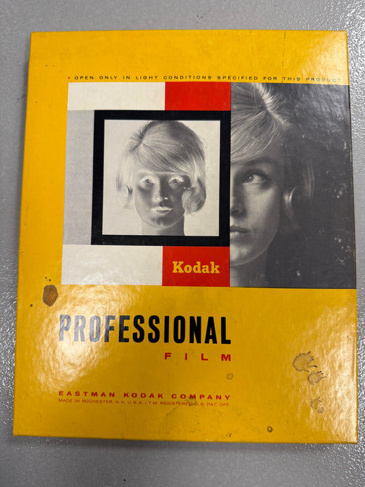 Expired 8x10 KODAK Fine Grain Positive Large Format Film 25 Sheets 1969