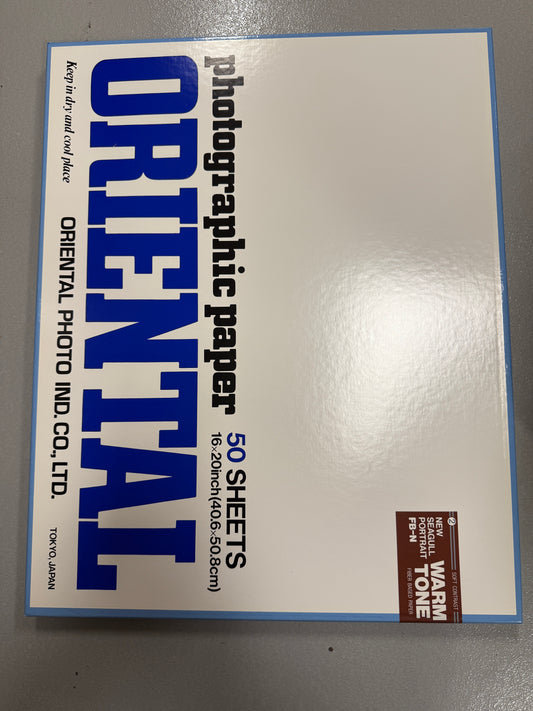 Oriental Seagull Photo Paper 50 Sheets 16x20 inch Portrait FB-N warm tone soft contrast