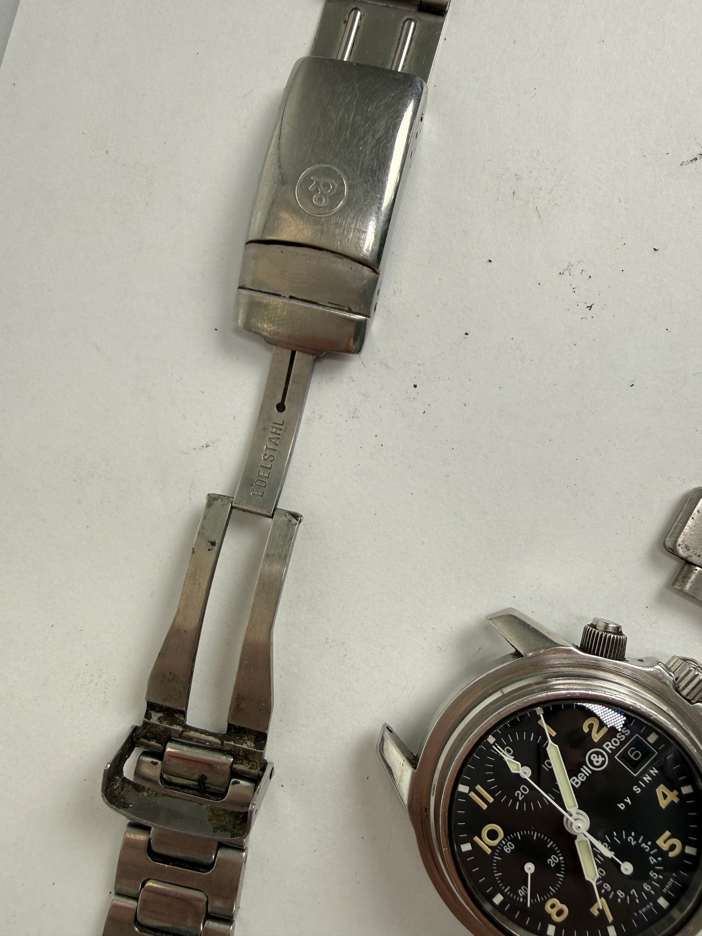 Sinn 103 Bell & Ross 7760 Chronograph Manual Wind 401 Movement Black