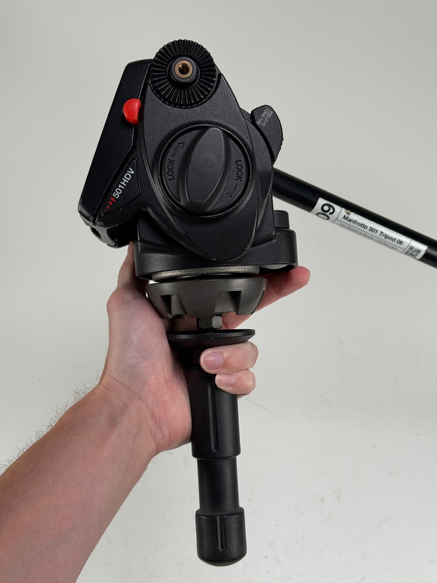 Manfrotto 501HVD Head Fluid Head w/ Handle, QR Plate