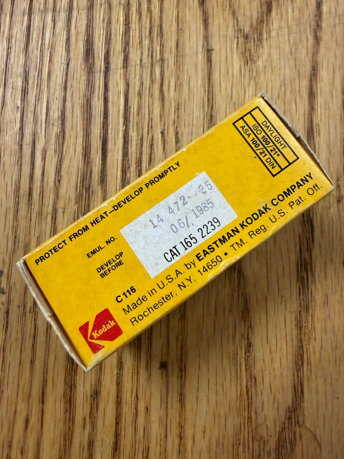 Kodak Kodakcolor II C 116 Film Roll
