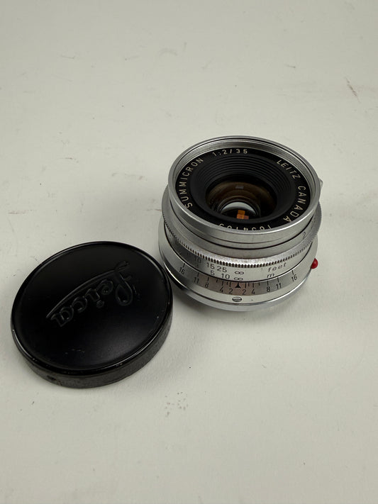 Leica Summicron 35mm f2 Canada 8 element Leica M mount